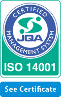 ISO 14001 認証　JQA-EM 3887