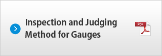   Inspection and Judging Method for Gauges